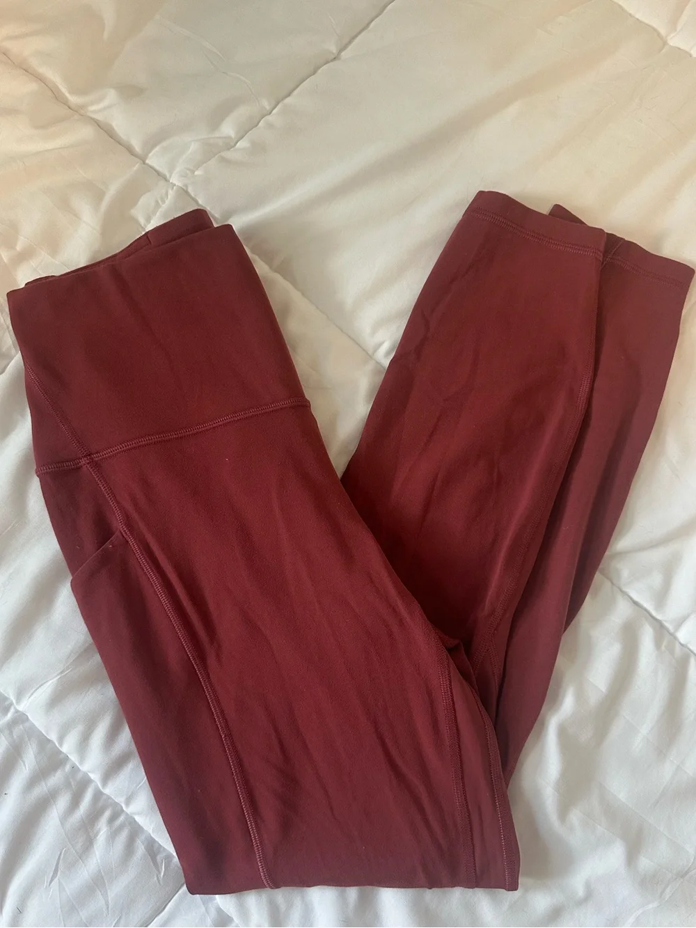 Lululemon Athletica Align High Rise Pant 25” Red Merlot Women's Active Leggings